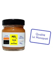 Miel Bio de Thym de Montagne Le Monopati 3 1