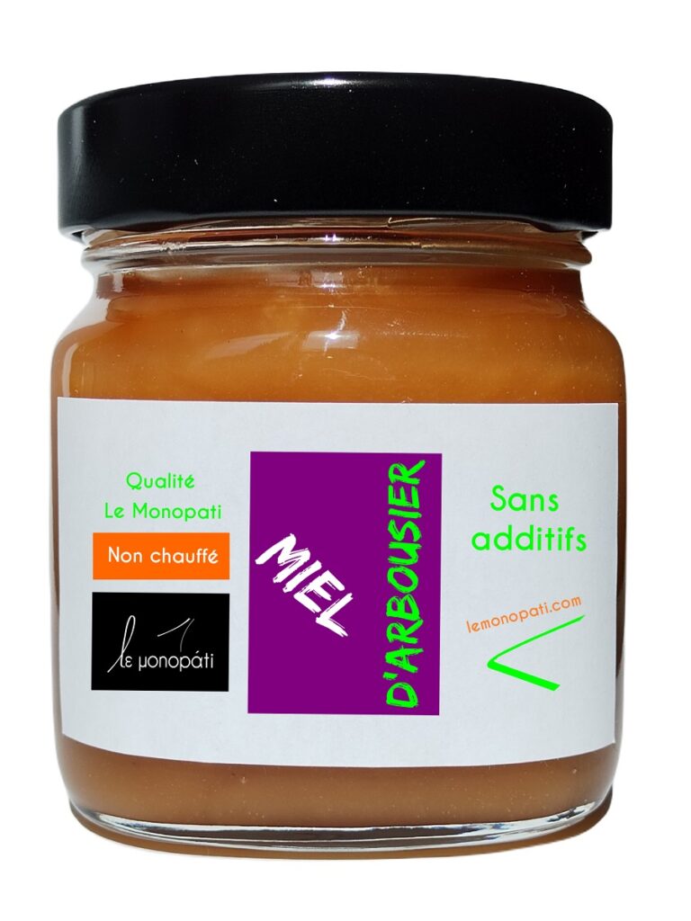 Miel d'Arbousier Bio Amer Le Monopati n°1 en France