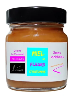 Miel de fleurs d'automne Le Monopati 2024 Bio