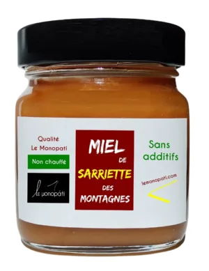 Miel de sarriette Le Monopati 250g n°1