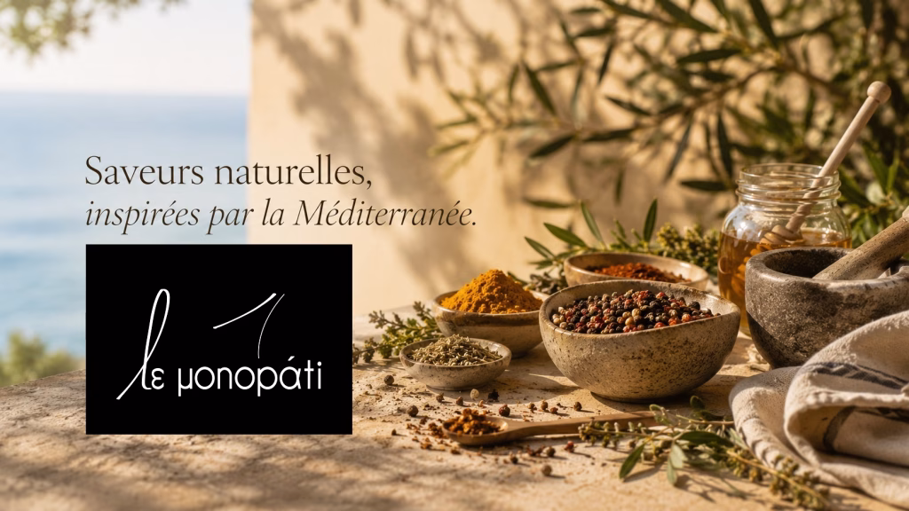 Saveurs naturelles, inspirées par la Méditerranée 